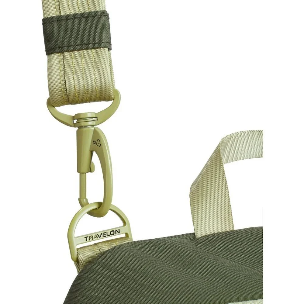 Unisex Olive adult Travelon Anti-theft the Voyages Tour Bag Imported Zipper